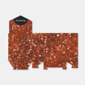 Sparkling Red Mosaic Muster Zelt Gefälligkeitsbox Geschenkschachtel (Ungefaltet)