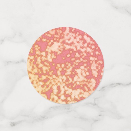 Sparkling Rose Gold Quinceñera Prinzessin Spanisch Konfetti (Klein Vorderseite)