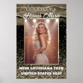 Sparkling Sand Customized Pageant Door Banner Poster (Vorne)