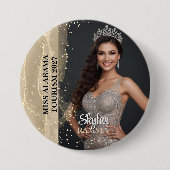 Sparkling Sand Pageant Photo Button (Vorderseite)