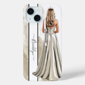 Sparkling Sand Pageant Portrait Blonde Case-Mate iPhone Hülle (Rückseite)