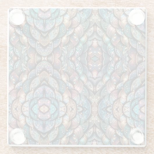 Sparkling Scales Glasuntersetzer (Rückseite)