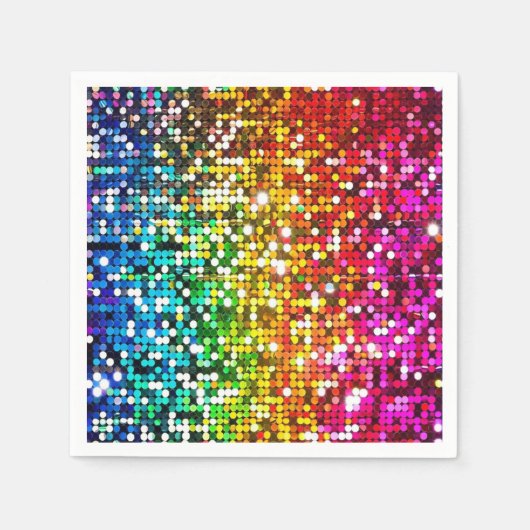 Sparkling-Sequins Serviette (Vorderseite)