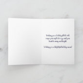 Sparkling Snowman Joy Feiertagskarte (Innenseite)