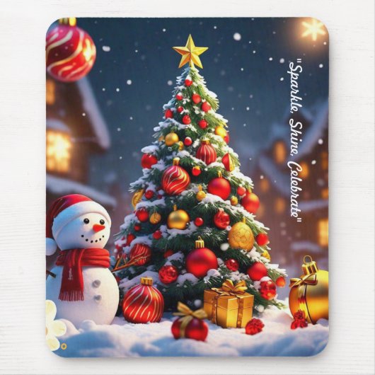 "Sparkling Snowy Nights" Mousepad (Vorne)