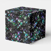 Sparkling Star Dust Cube Favor Box Geschenkschachtel (Rückseite)
