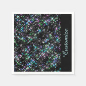 Sparkling Star Dust Napkins Serviette (Vorderseite)