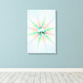 Sparkling Star Leinwanddruck (Insitu (Holzboden))