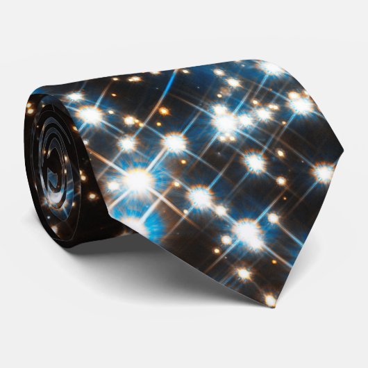 Sparkling Starry Sky Krawatte (Gerollt)