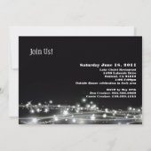 Sparkling Stars Abschluss Einladung (Rückseite)