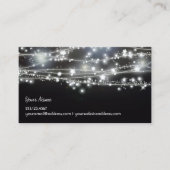 Sparkling Stars Celestial Business Card Visitenkarte (Vorderseite)