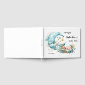 Sparkling Stars und Moon Boy Babydusche Gästebuch (Voll)