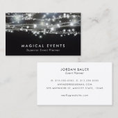 Sparkling Stars Veranstaltungsplanung und Unterhal Visitenkarte (Vorne/Hinten)