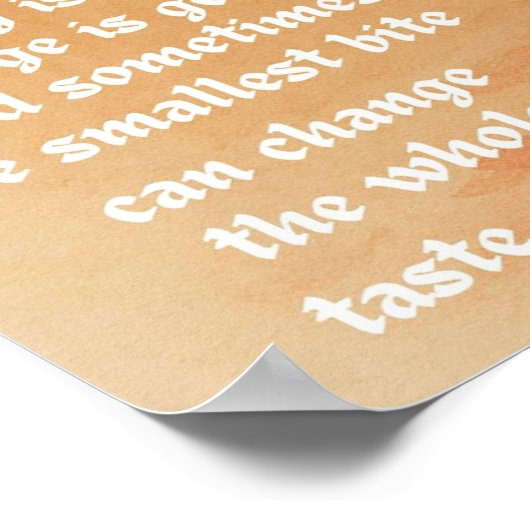 Sparkling Strawberry Art Poster (Ecke)