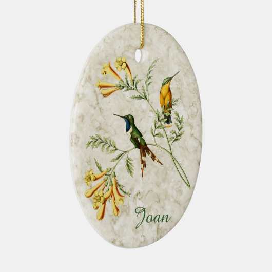 Sparkling Tail Hummingbird Keramikornament (Rechts)