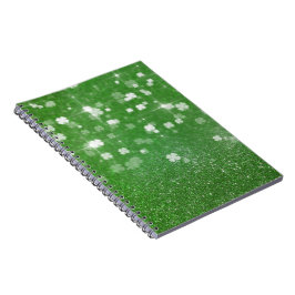 Sparkling Twinkle Glitzer Clover - Notebook Notizblock