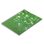 Sparkling Twinkle Glitzer Clover - Notebook Notizblock (Linke Seite)