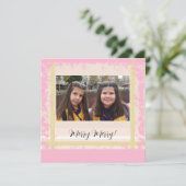 Sparkling Twins Gerahmtes Foto, monogramiert (Stehend Vorderseite)