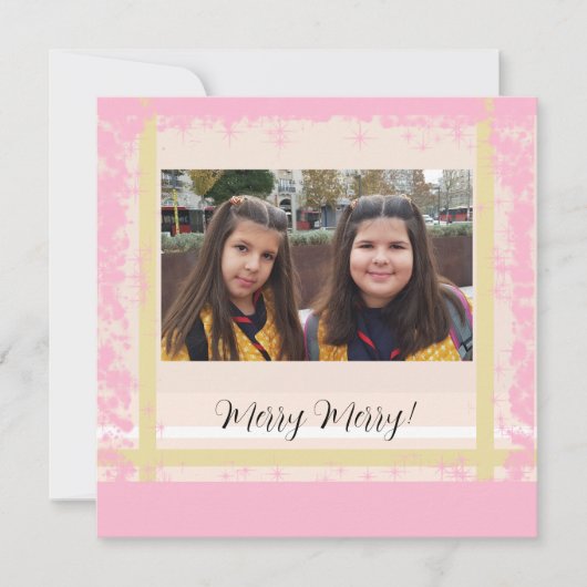 Sparkling Twins Gerahmtes Foto, monogramiert (Vorderseite)