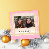 Sparkling Twins Gerahmtes Foto, monogramiert