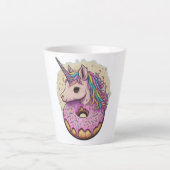 Sparkling Unicorn Donut Milchtasse (Vorderseite)