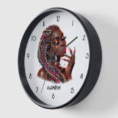 Sparkling Urban Hip Hop Melanin Schönheit Uhr (Winkel)