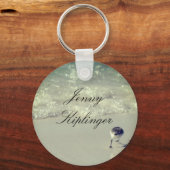 Sparkling Water Beach House Schlüsselanhänger (Rückseite)