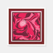 Sparkling Weihnachts-Blume Papier Cocktail Napkins Serviette (Vorderseite)