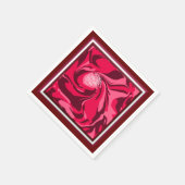 Sparkling Weihnachts-Blume Papier Cocktail Napkins Serviette (Ecke)