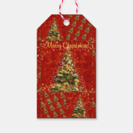 Sparkling Weihnachtsbaum-Geschenktasten Geschenkanhänger