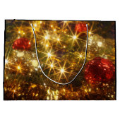 Sparkling Weihnachtsgeschenktasche Große Große Geschenktüte (Rückseite)