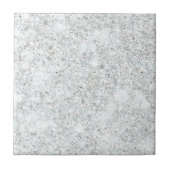 Sparkling White Terrazzo Keramik Tile Fliese (Vorderseite)