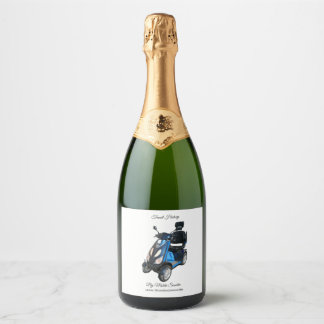 Sparkling-Wine-Flaschenetiketten (10,2 cm x 8,9 cm Schaumweinetikett