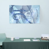 Sparkling-Wirbel 16 . Geburtstag Blue ID652 Banner (Messeveranstaltung)