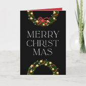 Sparkling Wreath Frohe Weihnachten (Vorderseite)