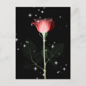 Sparkling-X-Ray-Blume - Rot Postkarte (Vorderseite)