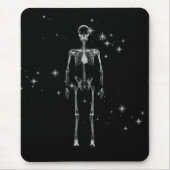 Sparkling X-Ray Skeleton - B&W Mousepad (Vorne)