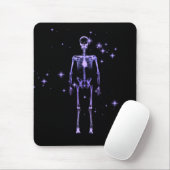 Sparkling X-Ray Skeleton - Lila Mousepad (Mit Mouse)