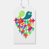 Sparkling Yeti Monster Geschenkanhänger (Vorderseite)