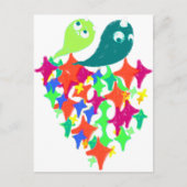 Sparkling Yeti Monster Postkarte (Vorderseite)