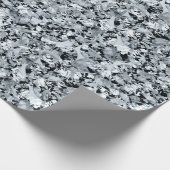 Sparklingelweißes Diamantenmuster Geschenkpapier (Ecke)