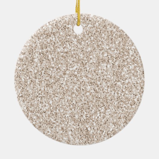 Sparklopfcreme Glitz Glitzer Monogram Keramik Ornament (Hinten)