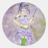 Sparklopfen Runder Aufkleber (Vorderseite)