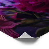 Sparkly Carnation Poster (Ecke)