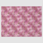 Sparkly Gold Holiday Tree on Pink Seidenpapier (Vorderseite)
