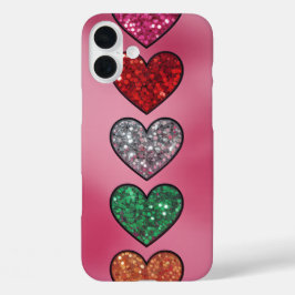 Sparkly Heart Love Case