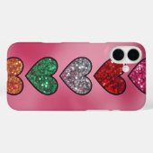 Sparkly Heart Love Case (Rückseite (Horizontal))