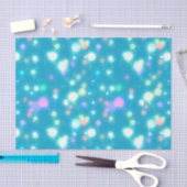 Sparkly Party Balloons Blue Seidenpapier (Handwerk)
