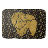 SPARKLY THANG Chow faux metallic crate/bath mat  Badematte (Vorderseite)