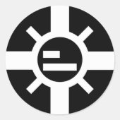 Sparko Sun Round Stickers (Vorderseite)